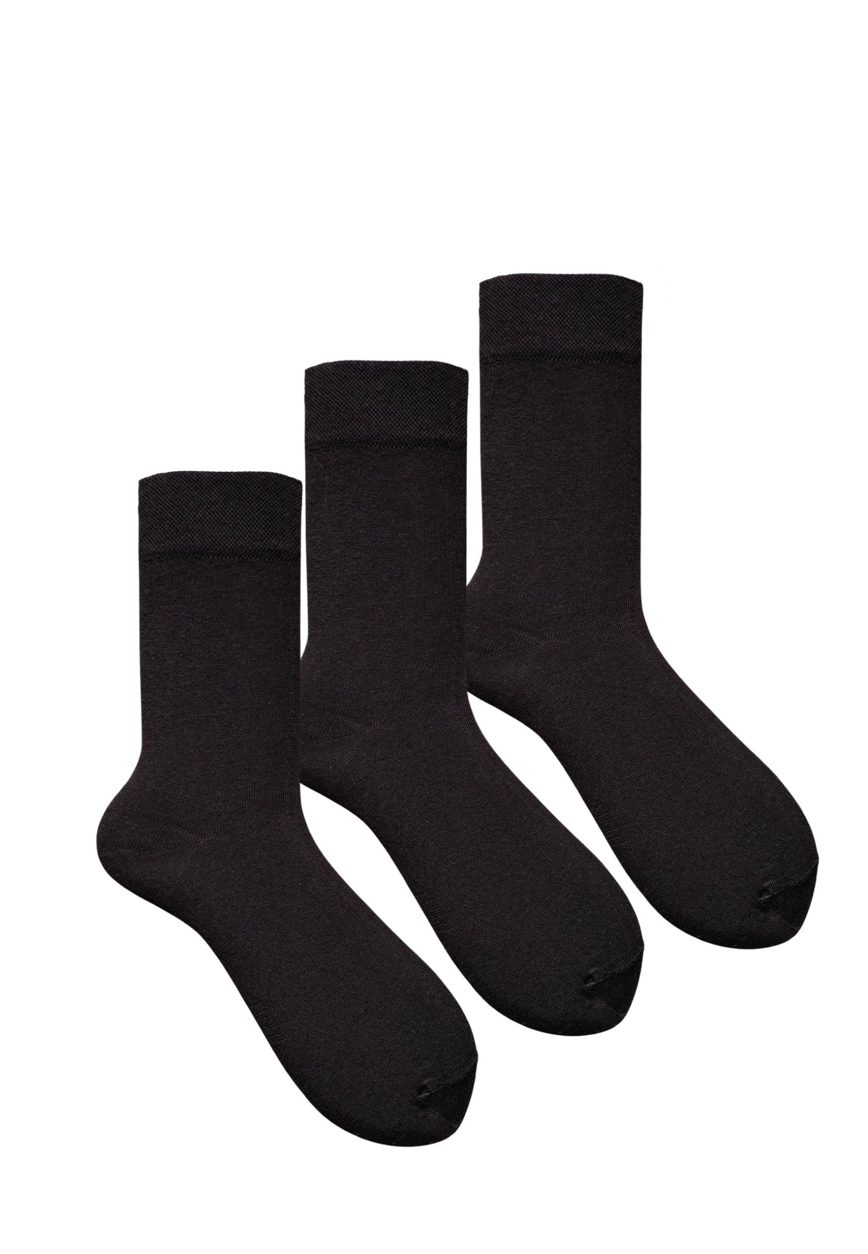 3PAK_Merino_wool_black_socks
