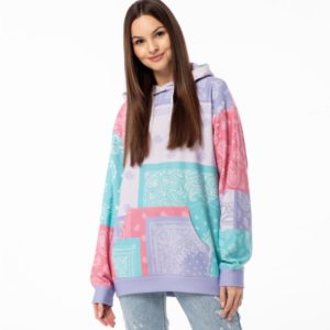Mr. Gugu & Miss Go Kapuzenpullover OVS-FM 2395 Lila XS