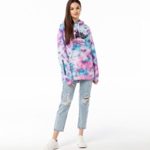 Mr. Gugu & Miss Go Kapuzenpullover OVS-FM 2400 Violett XS