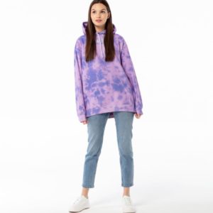 Mr. Gugu & Miss Go Kapuzenpullover OVS-FM 2432 Lila XS