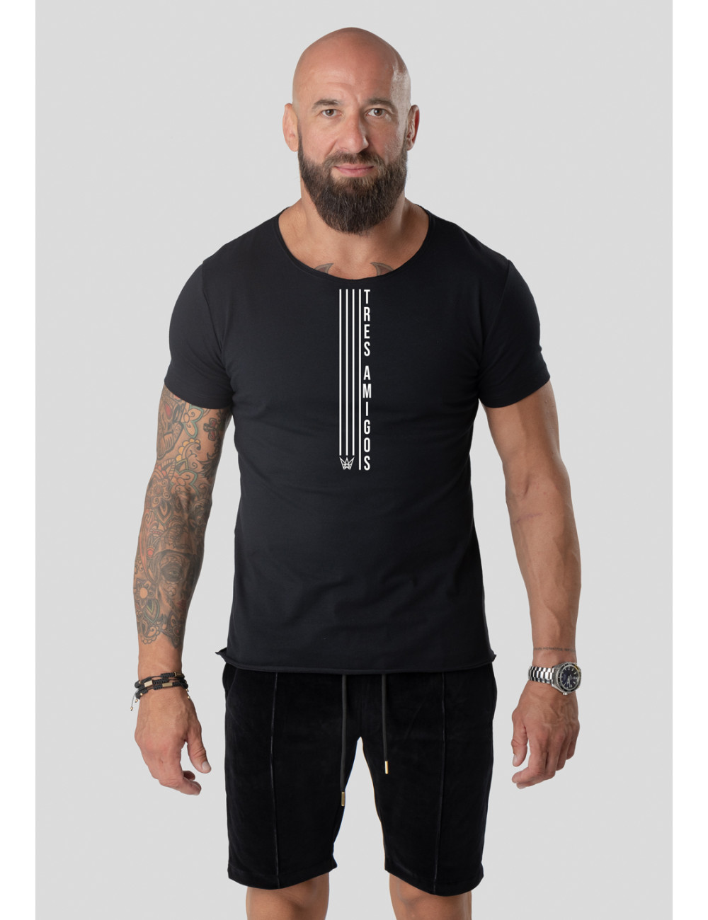 t_shirt_official_tres_amigos_black_stripe