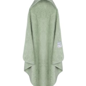 Baumwoll-Bambus-Kapuzentuch Grün 75 x 75 cm